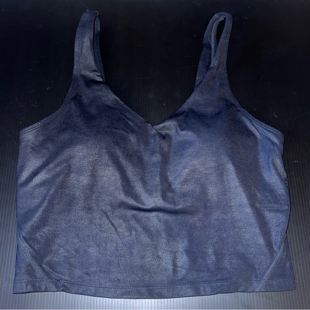 THE GYM PEOPLE Longline Sports Bra Wirefree Padded Medium Support Tank Top
